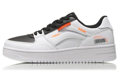 (WMNS) Li-Ning No.258 Classic Leisure Low 'White Black' AGCN402-6 sold by KicksCrew