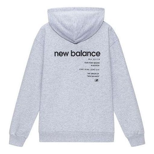 New Balance Logo Printing Sports Hoodie 'Grey' 5CB43313-GR sold by KicksCrew