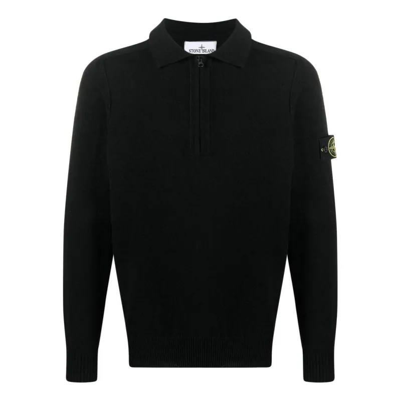 STONE ISLAND Patch Sweater 'Black' 7815529D3-V0029 sold by KicksCrew