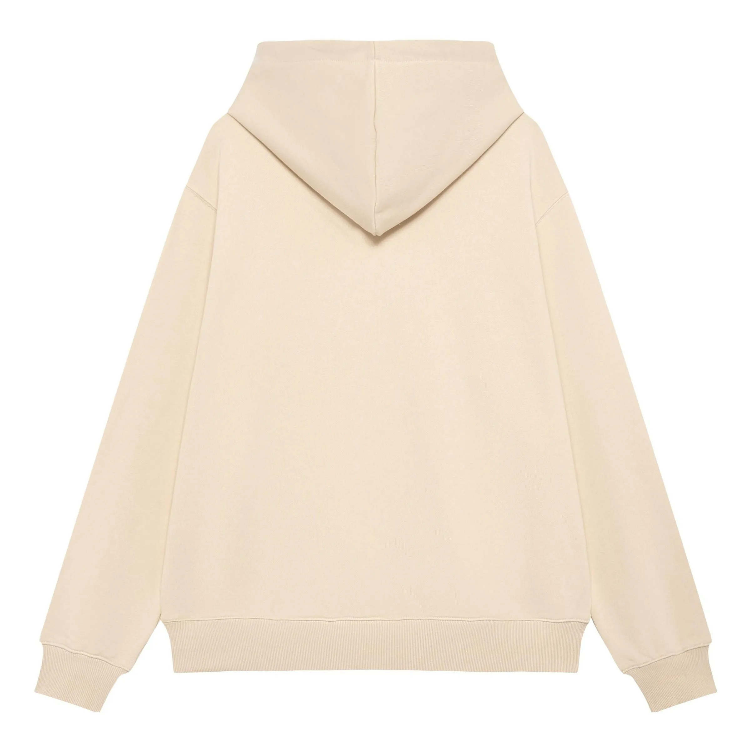 Mitchell & Ness Logo Fleece Hoodie 'Beige' MNRJAWTOHC006-BRN sold by KicksCrew product image thumbnail 2