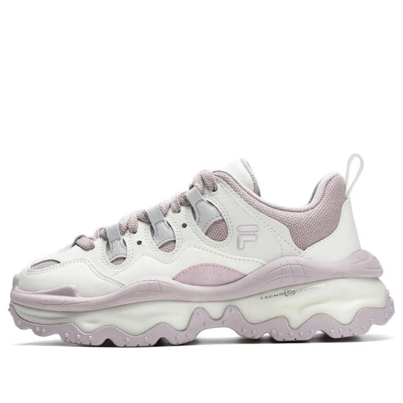 (WMNS) FILA FUSION QD96 Athletic Shoes 'White Purple' T12W311203FSV sold by KicksCrew