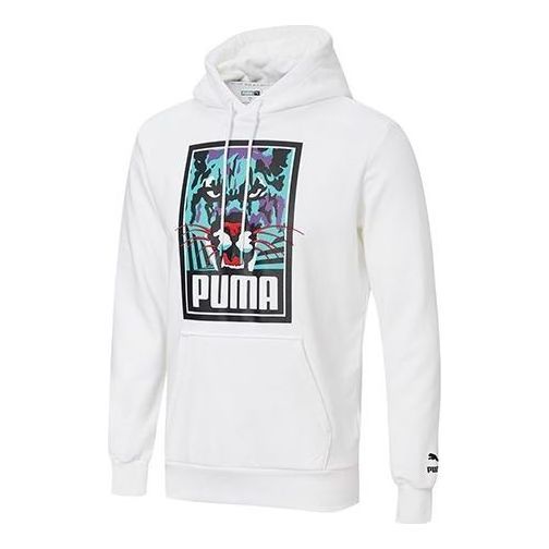 Puma Claw Pack Hoodie 'White Black Blue' 596632-02 sold by KicksCrew