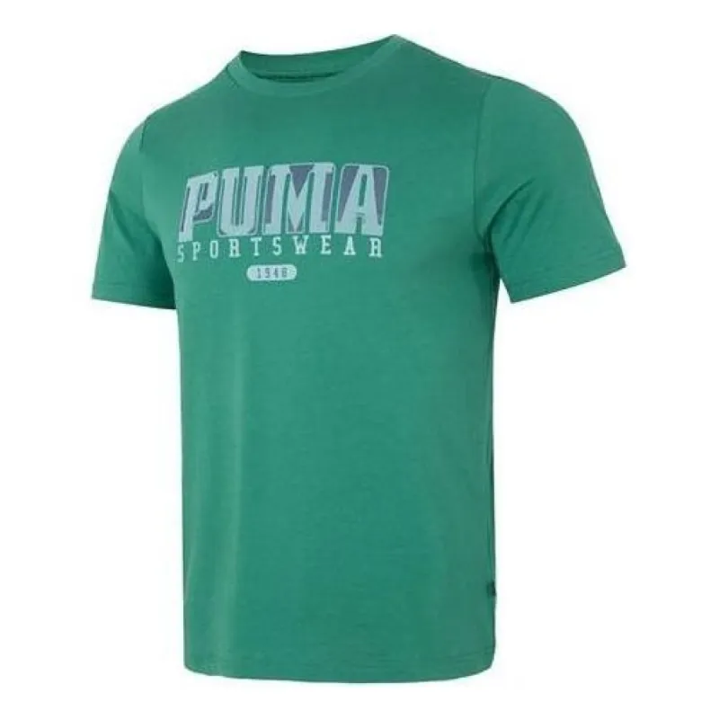 PUMA Sportswear Graphics Tee 'Green' 676622-37 sold by KicksCrew