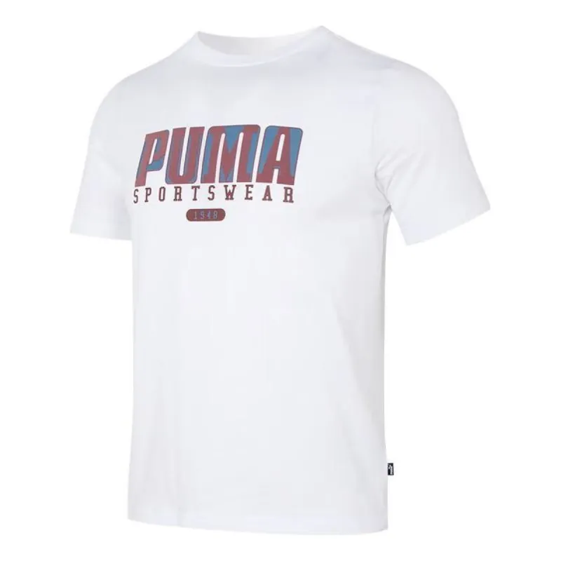 PUMA Sportswear Graphics Tee 'White' 676622-02 sold by KicksCrew