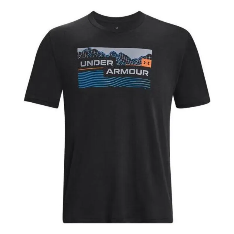 Under Armour Outdoor Mountain Sea T-shirt 'Black' 1377560-001 sold by KicksCrew