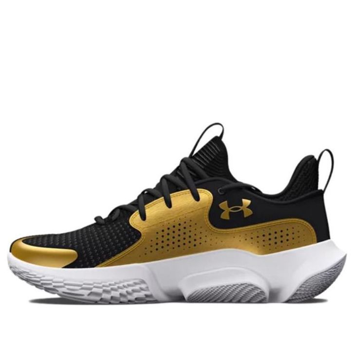 Under Armour Flow FUTR X 3 'Black Metallic Gold' 3026630-001 sold by KicksCrew