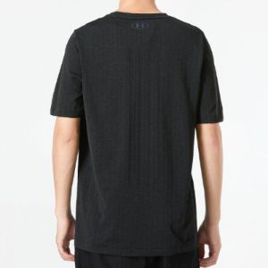 Under Armour RUSH Seamless Short Sleeve 'Black' 1373724-001 sold by KicksCrew