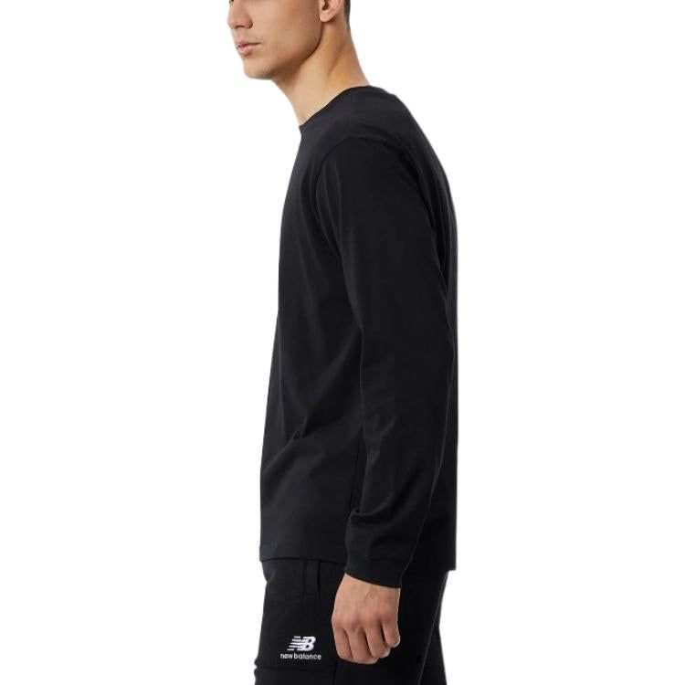 New Balance Essentials Seasonal Long Sleeve Tee 'Black' MT23515-BK sold by KicksCrew product image thumbnail 3