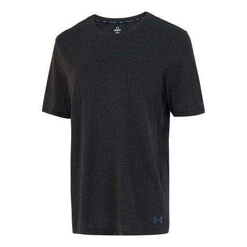 Under Armour RUSH Seamless Short Sleeve 'Black' 1373724-001 sold by KicksCrew