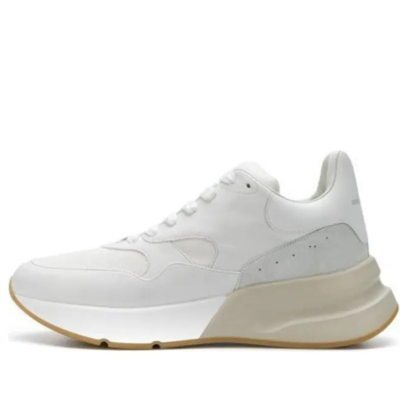Alexander McQueen Oversized Sneakers 'Beige White' 535971WHT979026 sold by KicksCrew