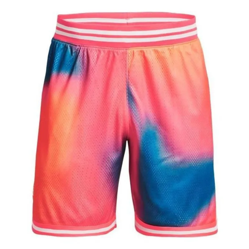 Under Armour Curry 8 inch Heavyweight Mesh Basketball Shorts 'Pink Tie Dye' 1377305-683 sold by KicksCrew