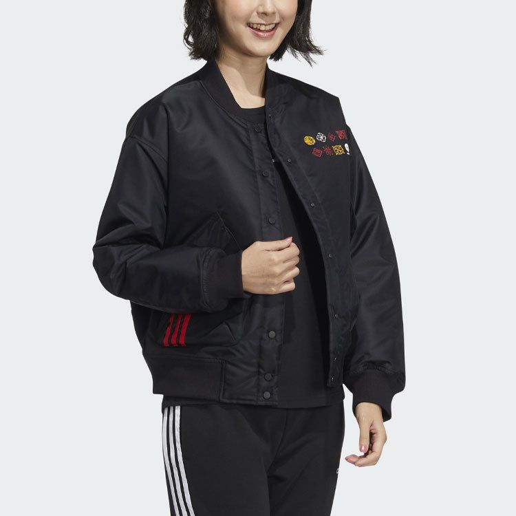 (WMNS) Adidas Neo CNY PAD Jackets 'Black' HM7484 sold by KicksCrew product image thumbnail 4