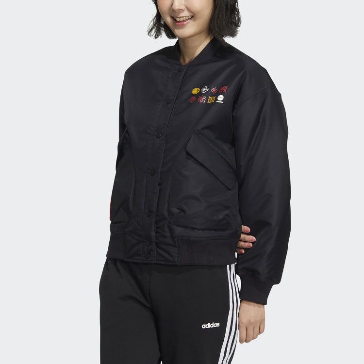(WMNS) Adidas Neo CNY PAD Jackets 'Black' HM7484 sold by KicksCrew product image thumbnail 2