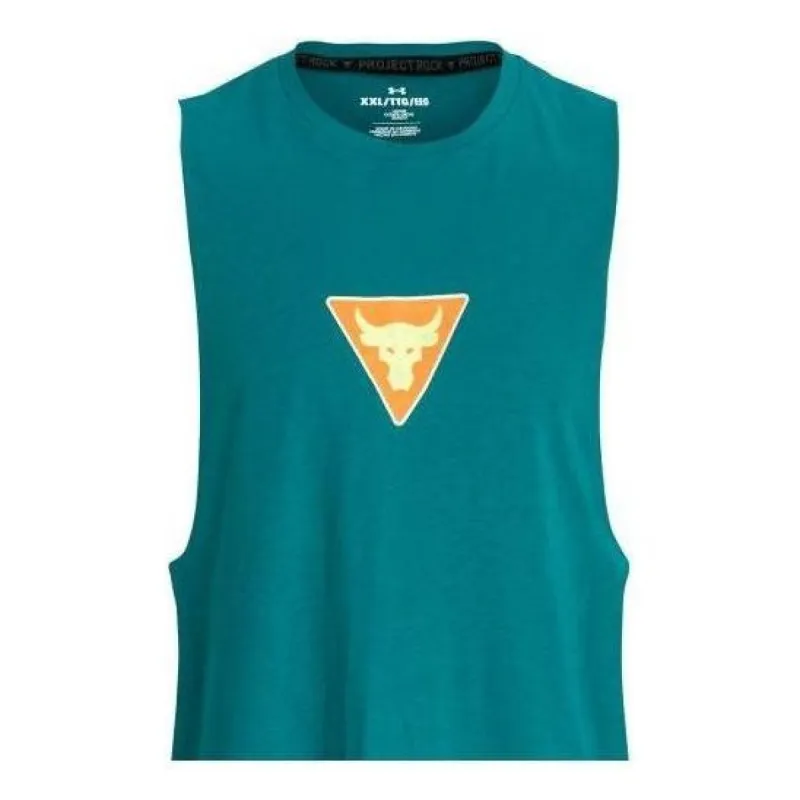 Under Armour Project Rock DMND Muscle Tank 'Teal' 1377293-722 sold by KicksCrew