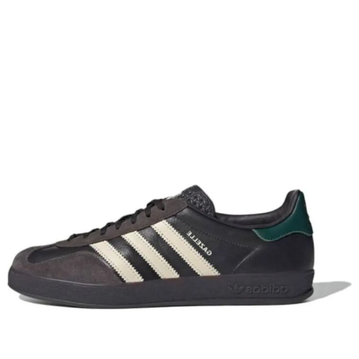adidas gazelle silver green womens ADIDAS Gazelle Indoor Satin Black Leather