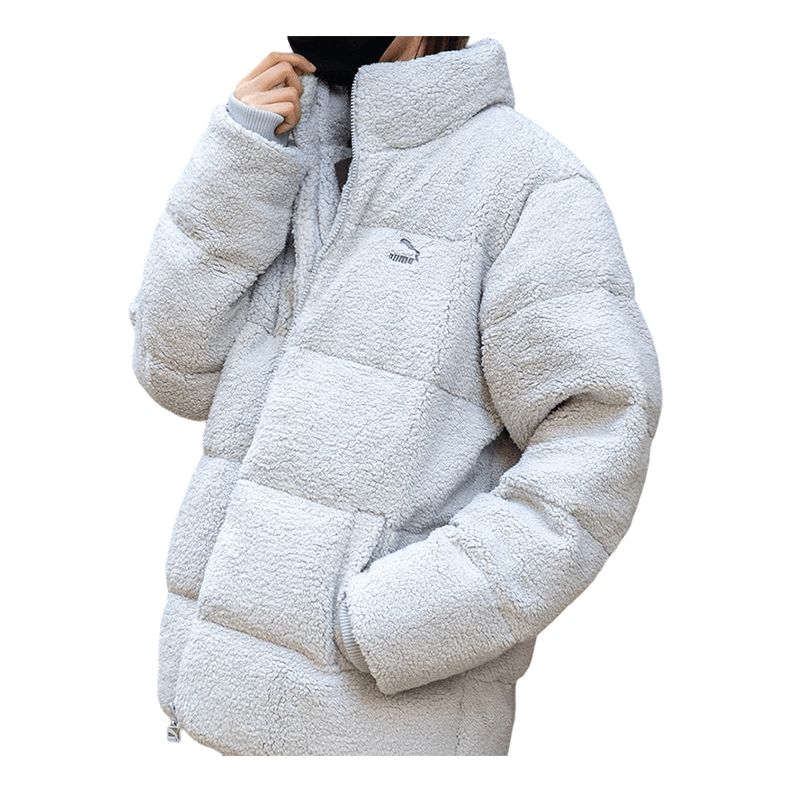 Puma Sherpa Jacket 'Grey' 929827-02 sold by KicksCrew