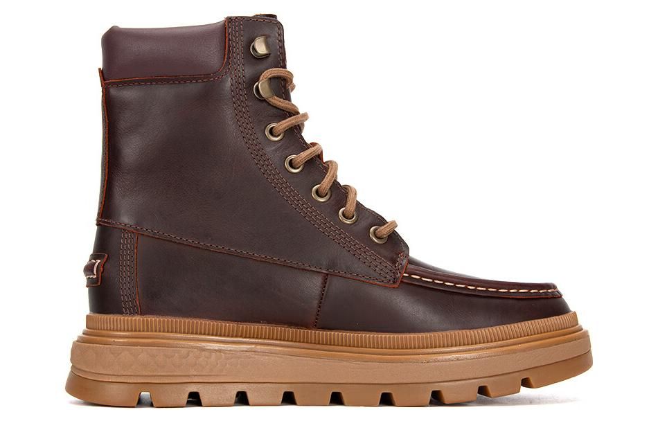 (WMNS) Timberland Ray City Moc Toe Chukka Boots 'Brown Regenerative Leather' A5M3YD57 sold by KicksCrew product image thumbnail 2