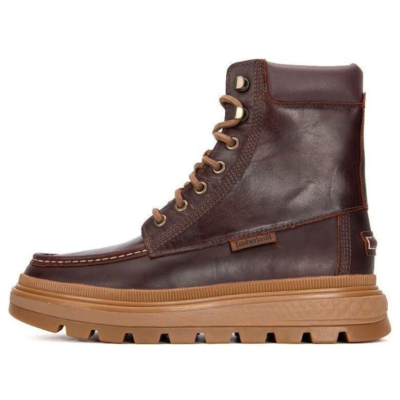 (WMNS) Timberland Ray City Moc Toe Chukka Boots 'Brown Regenerative Leather' A5M3YD57 sold by KicksCrew