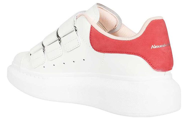 (WMNS) Alexander McQueen Leather Sneakers 'White Pink' 708075WHGP79996 sold by KicksCrew product image thumbnail 3