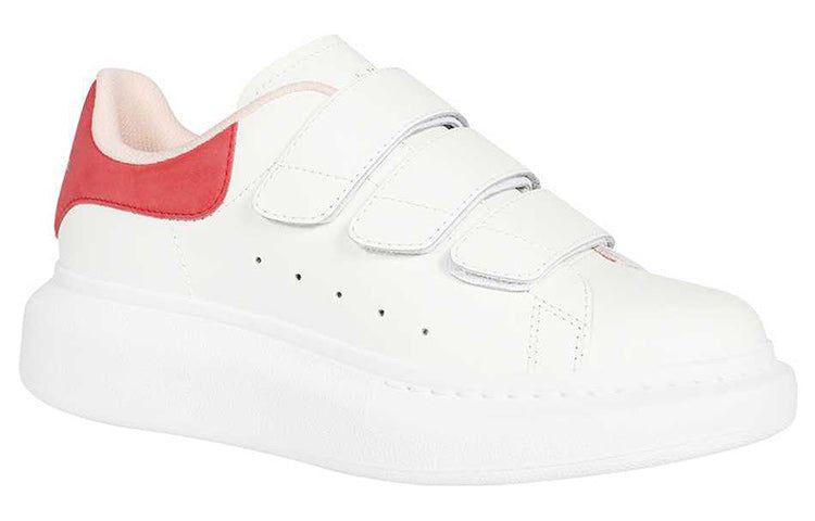 (WMNS) Alexander McQueen Leather Sneakers 'White Pink' 708075WHGP79996 sold by KicksCrew product image thumbnail 2