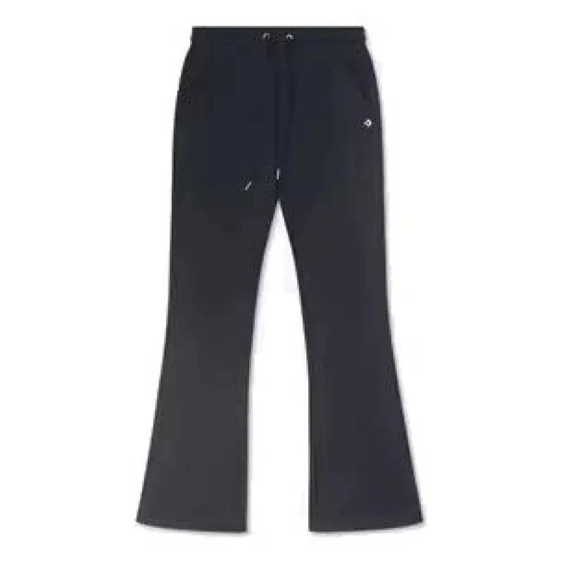 (WMNS) Converse Drawstring Flare Sweatpants 'Black' 10026914-A02 sold by KicksCrew