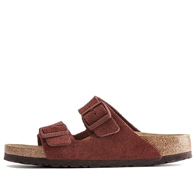 (WMNS) Birkenstock Arizona SFB VL Suede Leather Narrow Fit Sandals 'Chocolate' 1021398 sold by KicksCrew