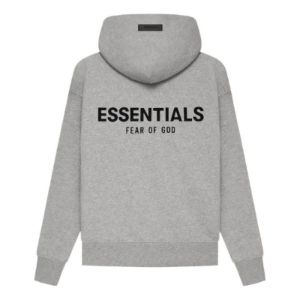 Fear of God Essentials SS22 Hoodie 'Dark Oatmeal' FOG-SS22-338 sold by KicksCrew