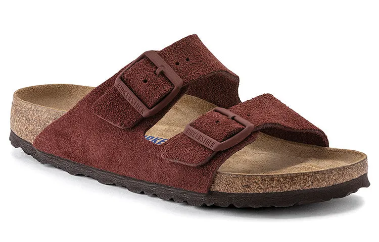 (WMNS) Birkenstock Arizona SFB VL Suede Leather Narrow Fit Sandals 'Chocolate' 1021398 sold by KicksCrew product image thumbnail 3