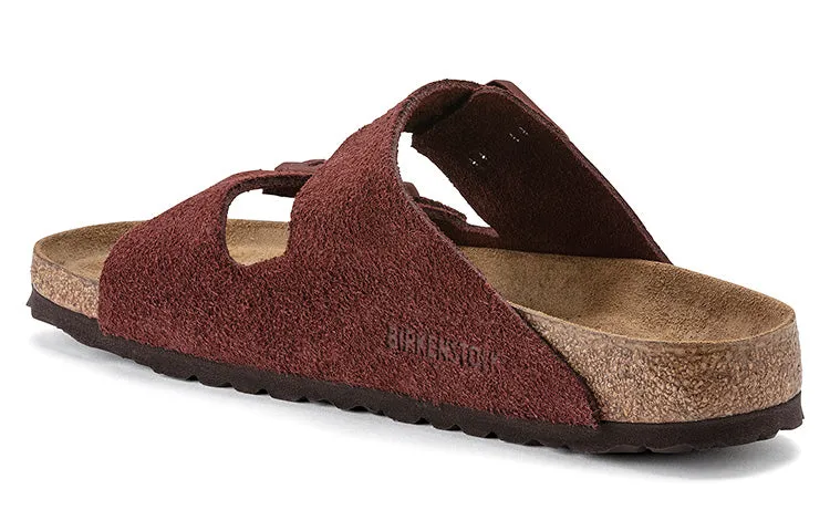 (WMNS) Birkenstock Arizona SFB VL Suede Leather Narrow Fit Sandals 'Chocolate' 1021398 sold by KicksCrew product image thumbnail 5