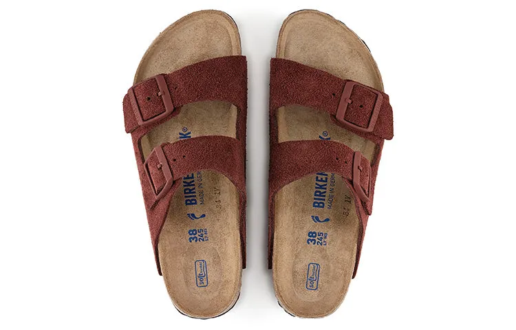 (WMNS) Birkenstock Arizona SFB VL Suede Leather Narrow Fit Sandals 'Chocolate' 1021398 sold by KicksCrew product image thumbnail 4