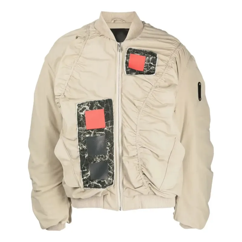 A-COLD-WALL* Cubist Ruched Bomber Jacket 'Dark Stone' ACWMO131 sold by KicksCrew