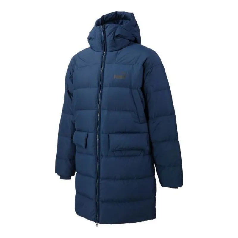 PUMA Winter Jacket Down Coat 'Navy' 672437-73 sold by KicksCrew