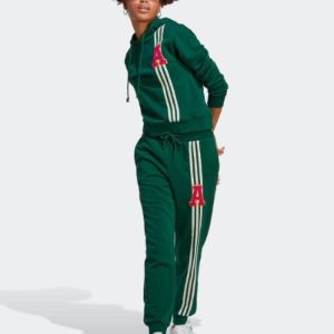 (WMNS) Adidas Originals Small Logo Hoodies 'Green' IC5230 sold by KicksCrew