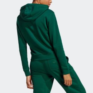(WMNS) Adidas Originals Small Logo Hoodies 'Green' IC5230 sold by KicksCrew