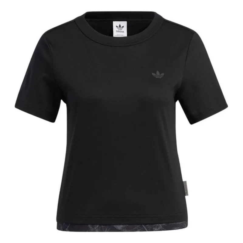 (WMNS) adidas In Motion T-Shirt 'Black' HS9516 sold by KicksCrew