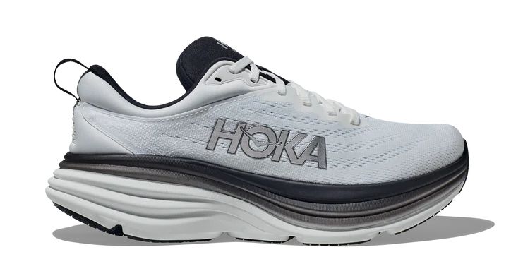 HOKA ONE ONE Bondi 8 2E Wide 'White Black' 1127953-WBLC sold by KicksCrew product image thumbnail 2