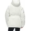 (WMNS) FILA FUSION Hooded Down Jacket 'White' T11W345911F-WT sold by KicksCrew
