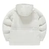 (WMNS) FILA FUSION Hooded Down Jacket 'White' T11W345911F-WT sold by KicksCrew