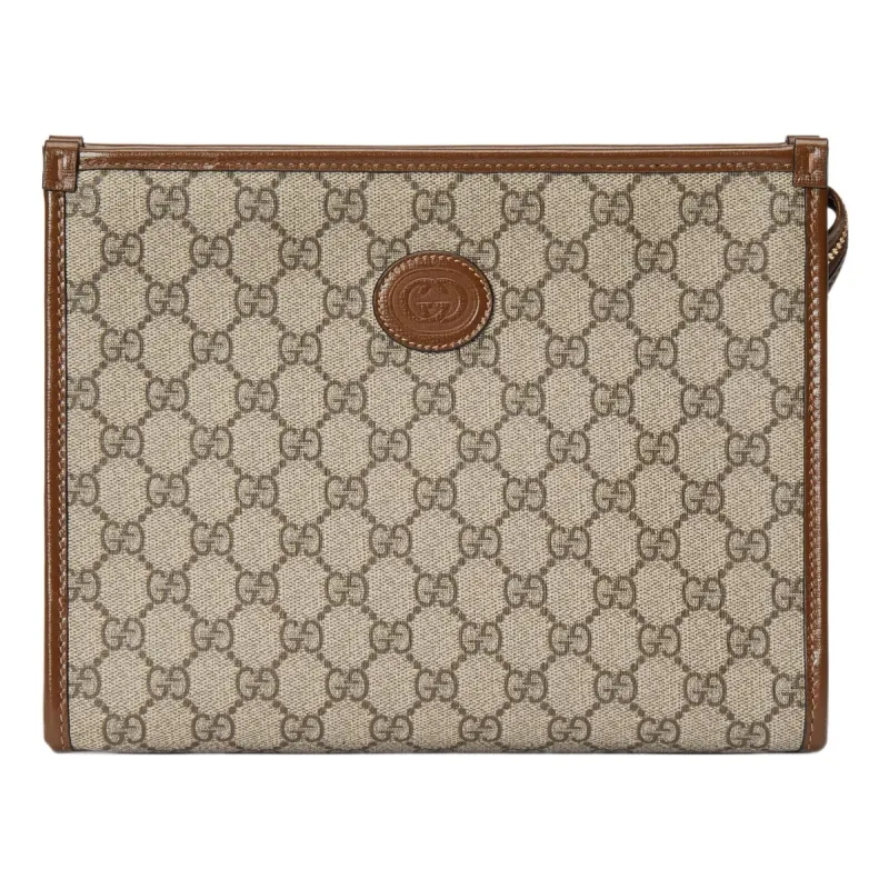 Gucci Beauty Case With Interlocking G 'Beige Ebony Brown Sugar' 672956-92TCG-8563 sold by KicksCrew