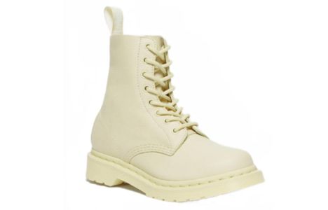(WMNS) Dr. Martens 1460 Pascal Mono Lace Up Boots 'Cream' 27580282 sold by KicksCrew