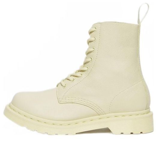 (WMNS) Dr. Martens 1460 Pascal Mono Lace Up Boots 'Cream' 27580282 sold by KicksCrew