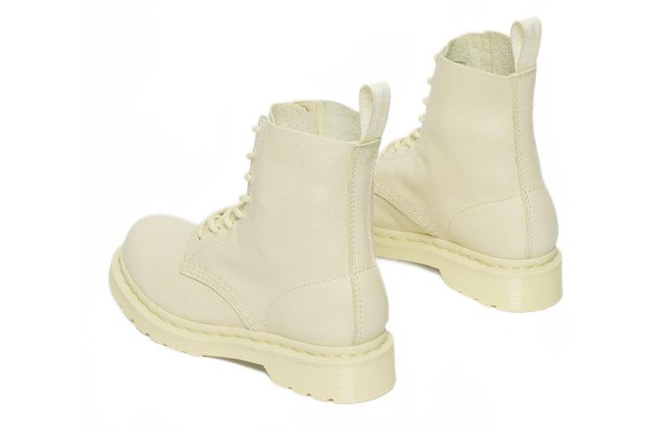 (WMNS) Dr. Martens 1460 Pascal Mono Lace Up Boots 'Cream' 27580282 sold by KicksCrew product image thumbnail 4