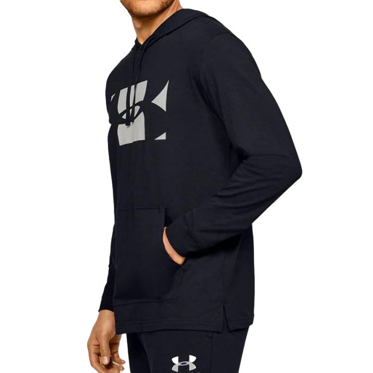 Under Armour Sportstyle Logo Hoodie 'Black' 1351576-001 sold by KicksCrew product image thumbnail 5