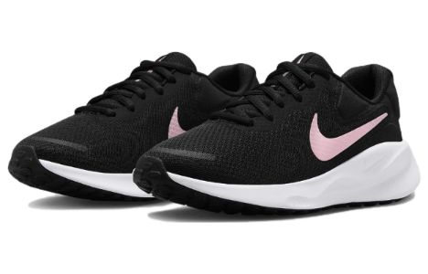 (WMNS) Nike Revolution 7 'Black Soft Pink' FB2208-004 sold by KicksCrew