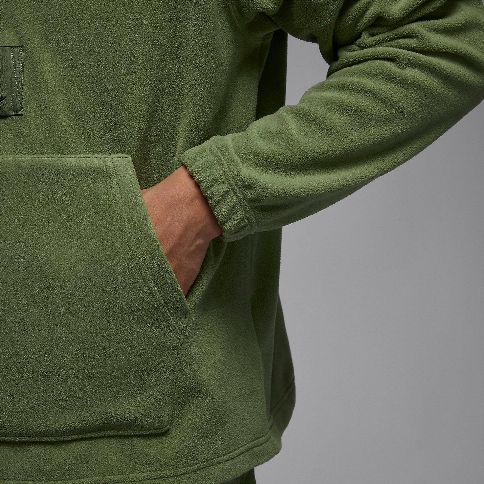 Air Jordan Essentials Winterized Fleece Half-Zip 'Sky J LT Olive' FD7864-340 sold by KicksCrew product image thumbnail 4