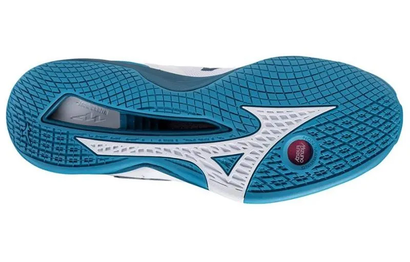 Mizuno Wave Stealth Neo 'White Blue' X1GA200086 sold by KicksCrew product image thumbnail 4