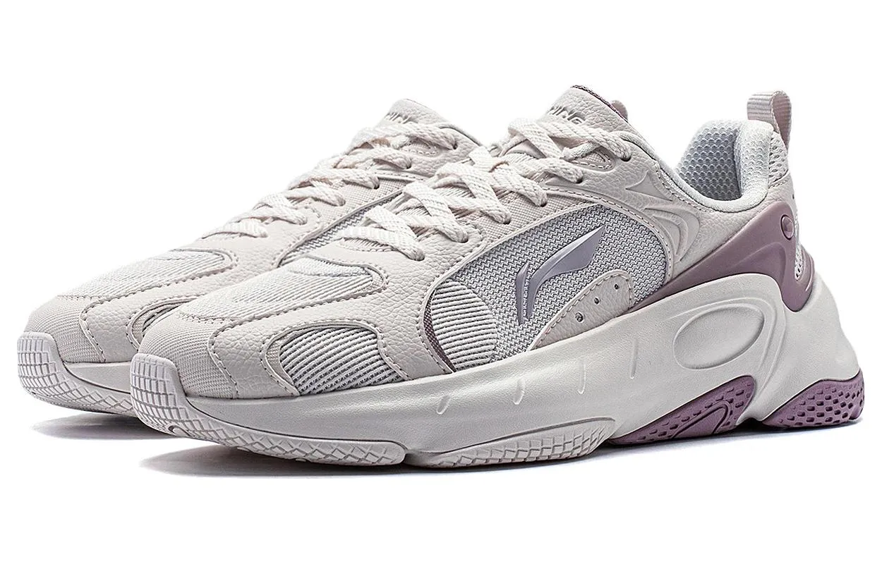 (WMNS) Li-Ning Coconut 'White Grey Purple' AGCT392-3 sold by KicksCrew product image thumbnail 3