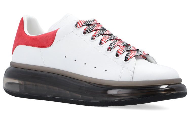 (WMNS) Alexander McQueen Oversized Transparent 'White Red' 611698WHXMA9629 sold by KicksCrew product image thumbnail 2