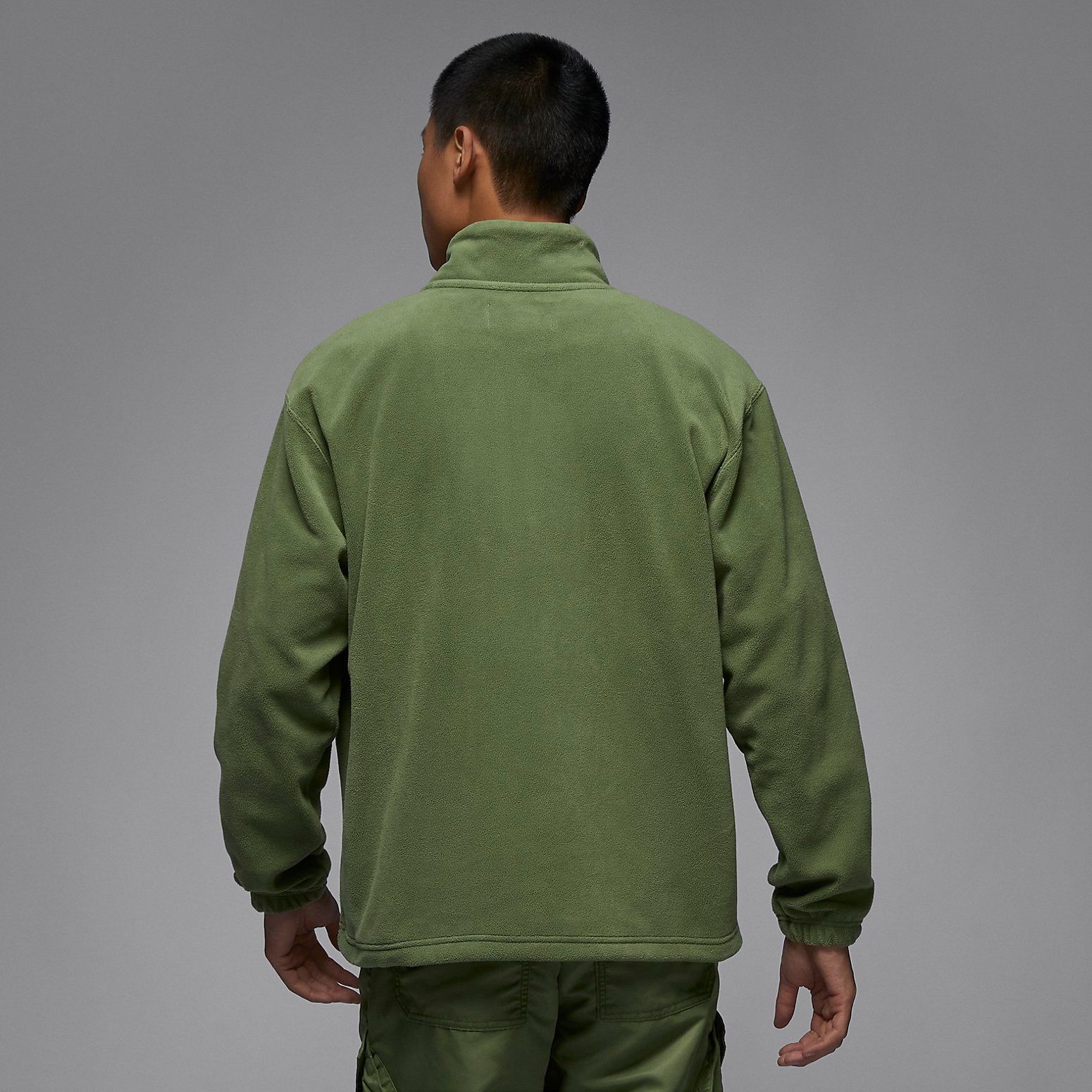 Air Jordan Essentials Winterized Fleece Half-Zip 'Sky J LT Olive' FD7864-340 sold by KicksCrew product image thumbnail 5