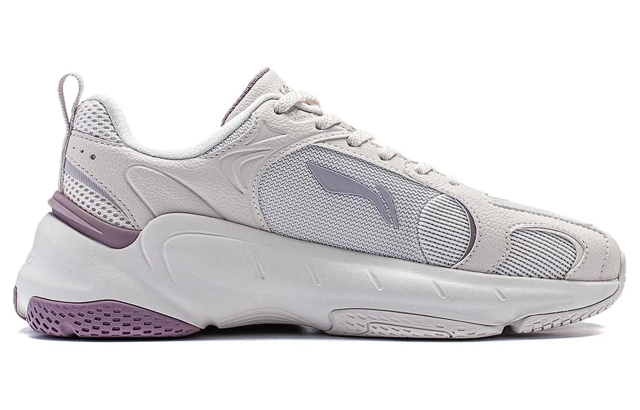 (WMNS) Li-Ning Coconut 'White Grey Purple' AGCT392-3 sold by KicksCrew product image thumbnail 2
